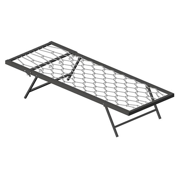 Metalowe pojedyncze łóżko piętrowe "UKŁAD"